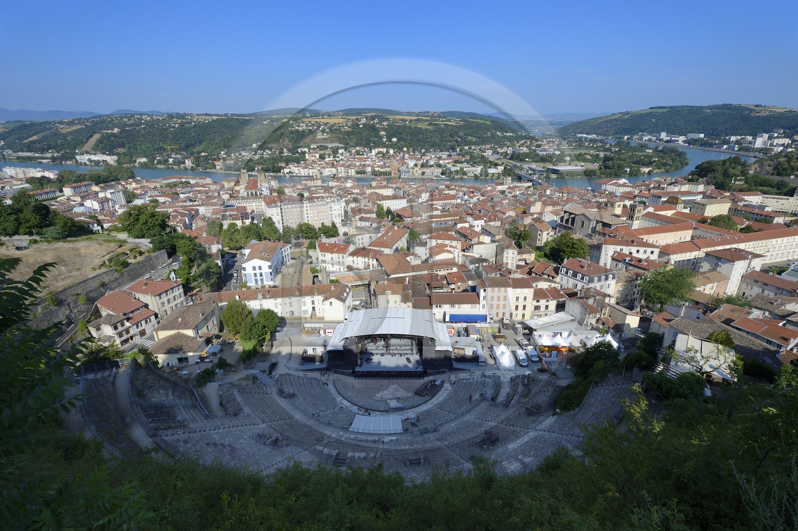 France, Isère (38), Vienne en bordure du Rhône, le théâtre antique