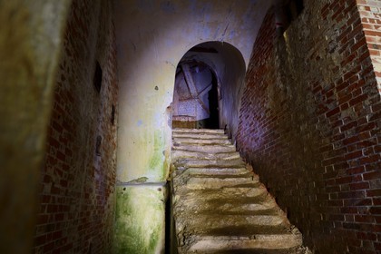 France, Meuse (55), région de Douaumont, bataille de Verdun, le Fort de Souville, à l'intérieur de la tourelle Bussière