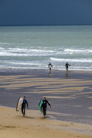 France, Vendée (85), Longeville-sur-Mer, plage des Conches renommée pour son spot de surf Bud Bud
