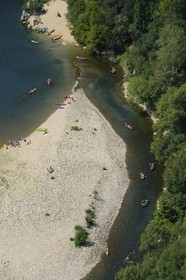 France, Ardèche (07), gorges de l'Ardèche, longue de 30 km, de Vallon Pont d'Arc à Saint Martin d'Ardèche
