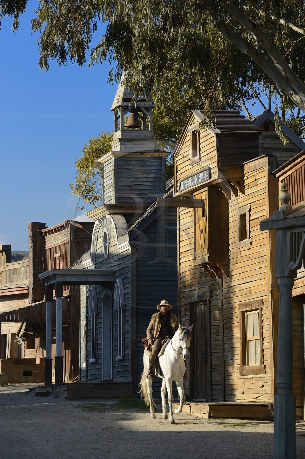 Espagne, Andalousie, province de Almeria, désert de Tabernas, parc d'attraction Fort Bravo Texas Hollywood, c'est ici que fut tourné les 7 Mercenaires de John Sturges mais aussi Les Pétroleuses de Christian-Jaque et Pour Une Poignée de Dollars de Sergio Leone