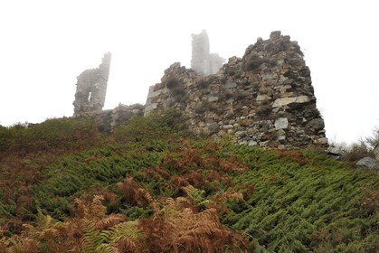France, Haute-Corse (2B), Vivario, col de Vizzavona, ruines du fort de Vizzavona encore appelé Fort De Vaux