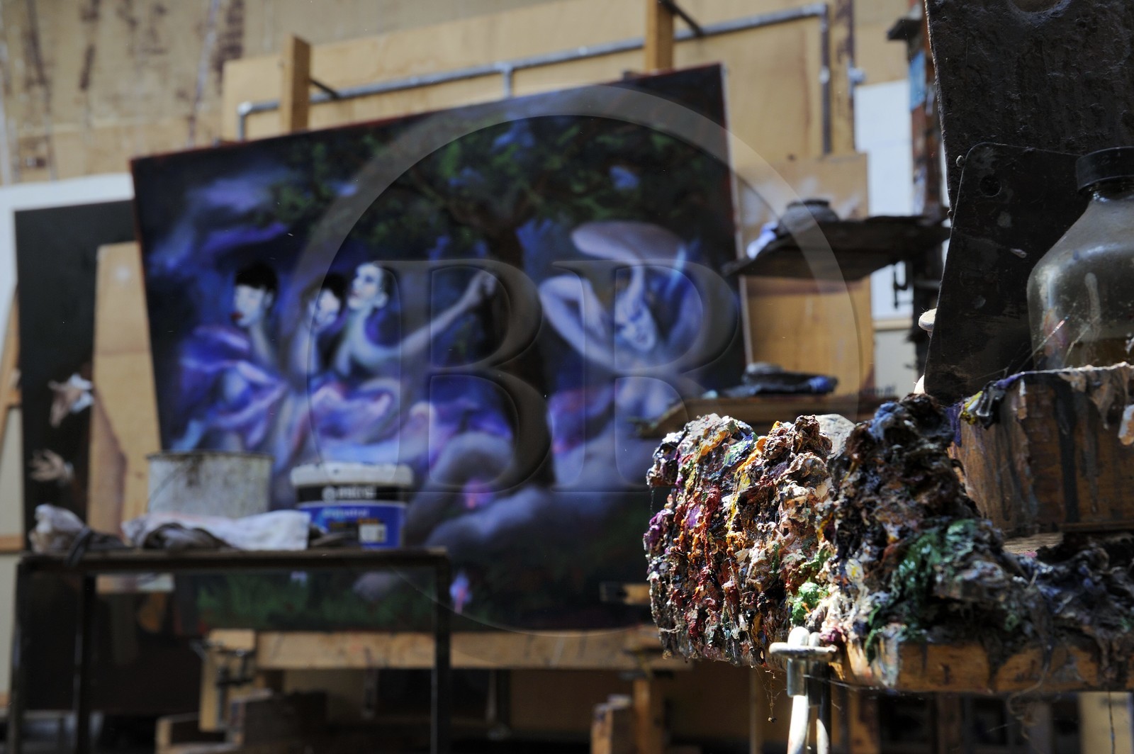 France, Eure (27), Marcilly sur Eure, Gérard Garouste