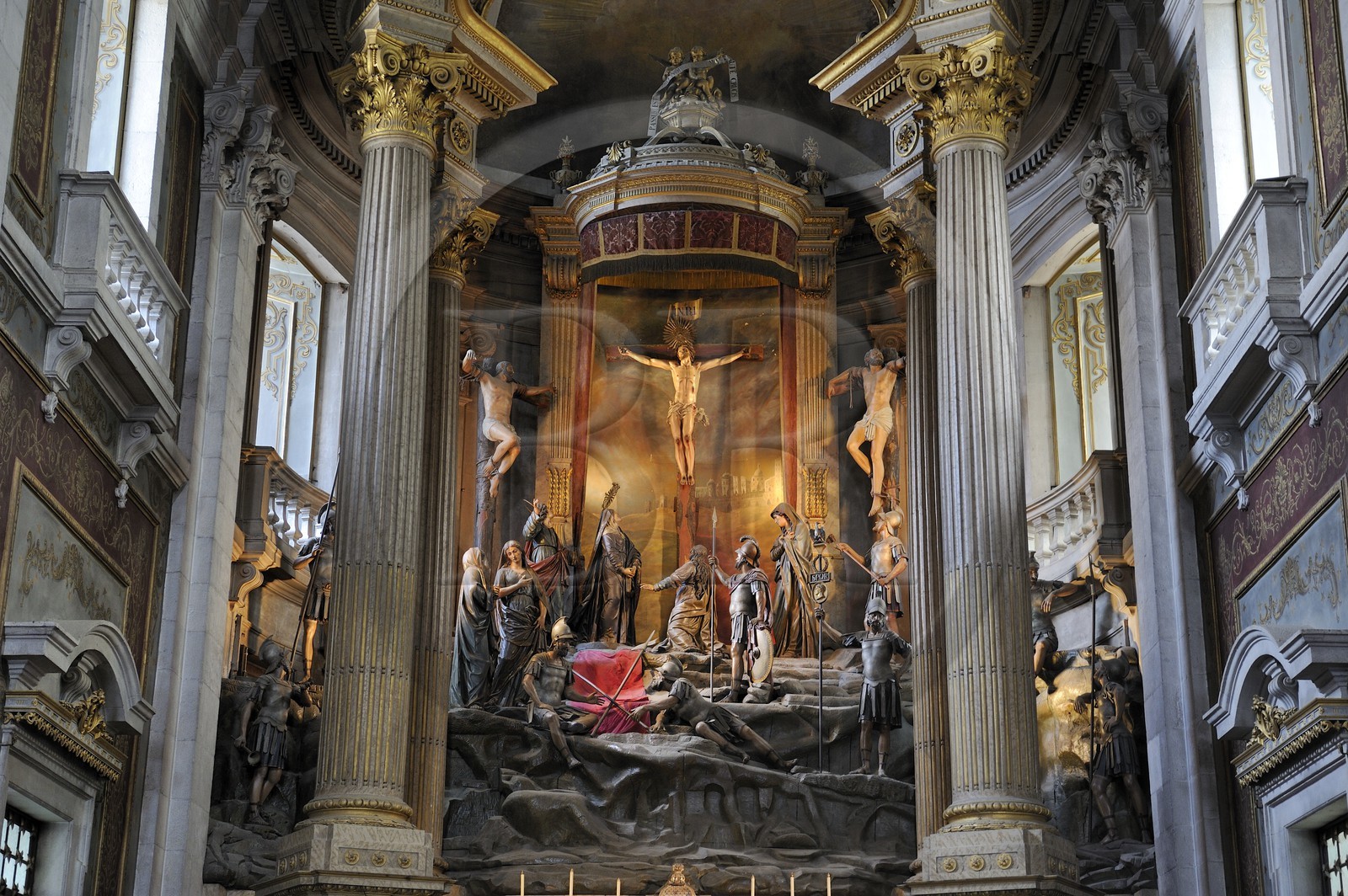 Portugal, région du Minho, Braga, le sanctuaire de Bom Jesus do Monte