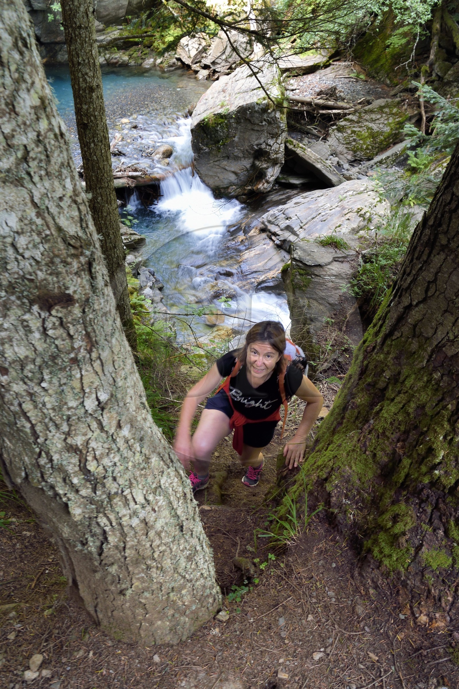 France, Hautes-Pyrénées (65), Saint-Lary-Soulan, vallée du Rioumajou, la (rivière) Neste de Rioumajou