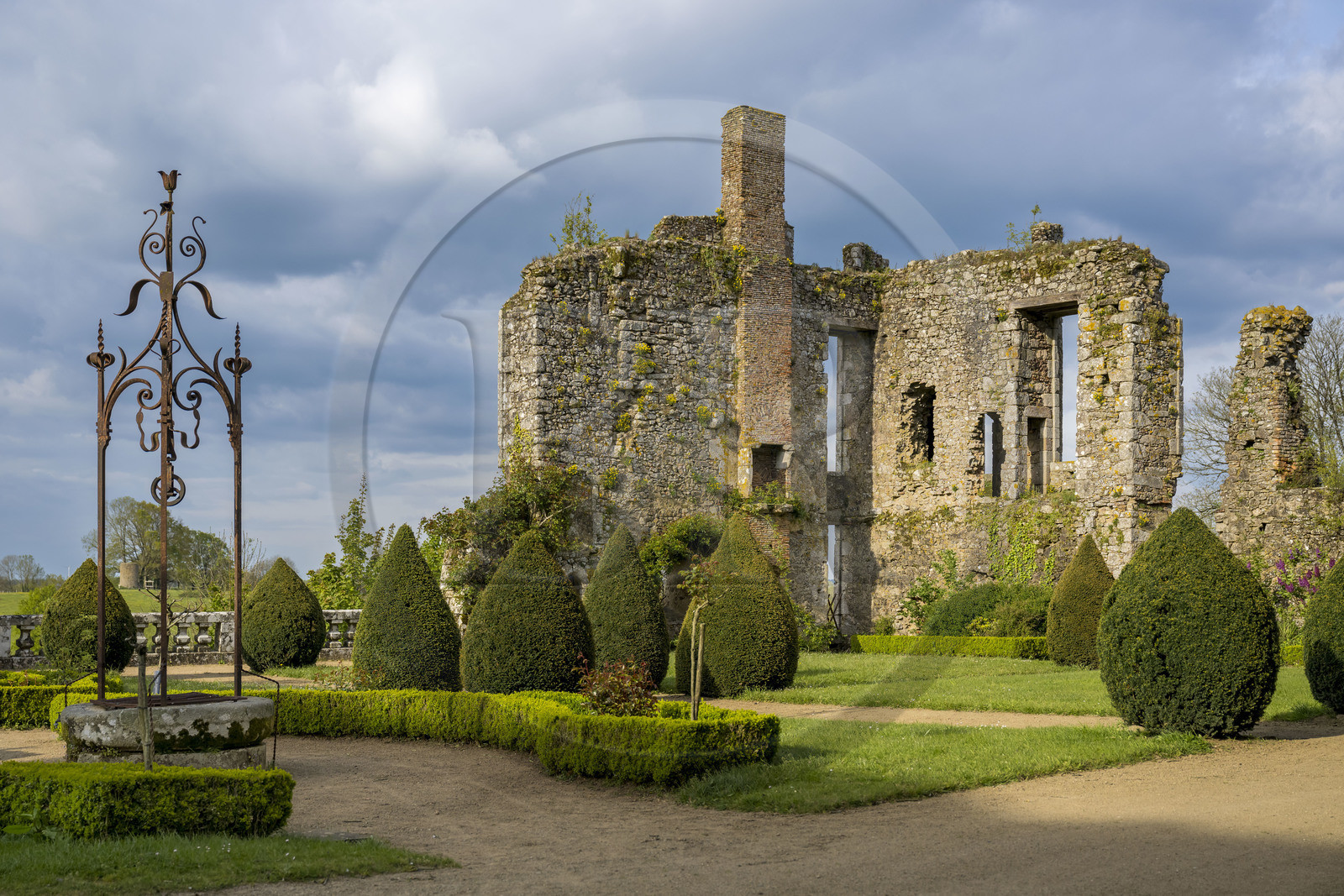 France, Vendée (85), Sèvremont, le chateau de la Flocellière, gite et chambre d'hotes