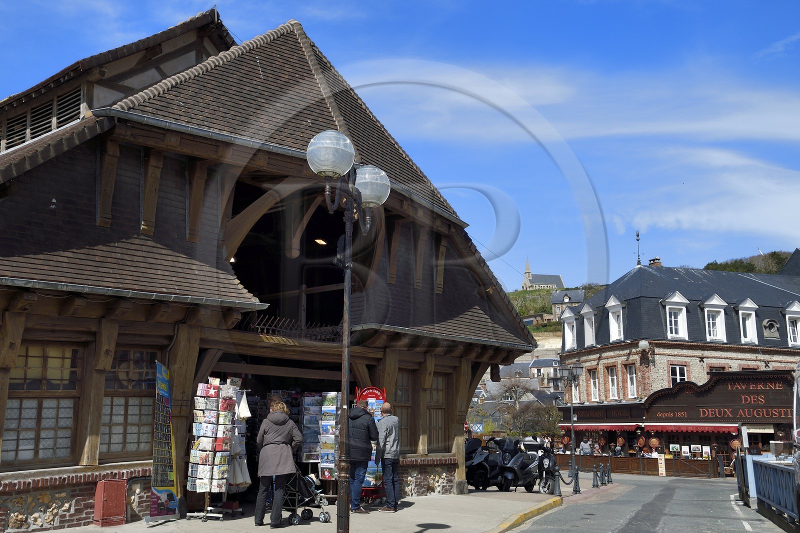 France, Seine-Maritime, Pays de Caux, Alabaster Coast (Cote d'Albatre), Etretat, former covered market