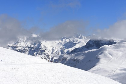 France, Haute-Savoie (74), Arâches-la-Frasse, station de ski Les Carroz d'Arâches