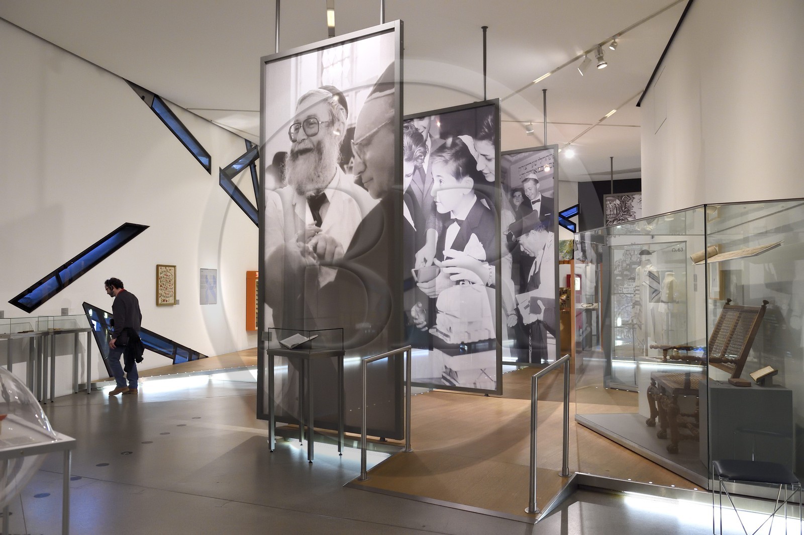 Allemagne, Berlin, quartier de Kreuzberg, Judisches Museum (musée Juif) de l'architecte Daniel Libeskind