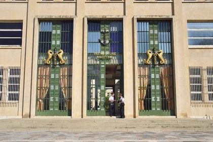 France, Var (83), Toulon, la base navale (Arsenal), la préfecture maritime de la Méditerranée
