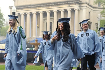 Etats-Unis, New York, Manhattan, remise de diplôme à l'université Columbia