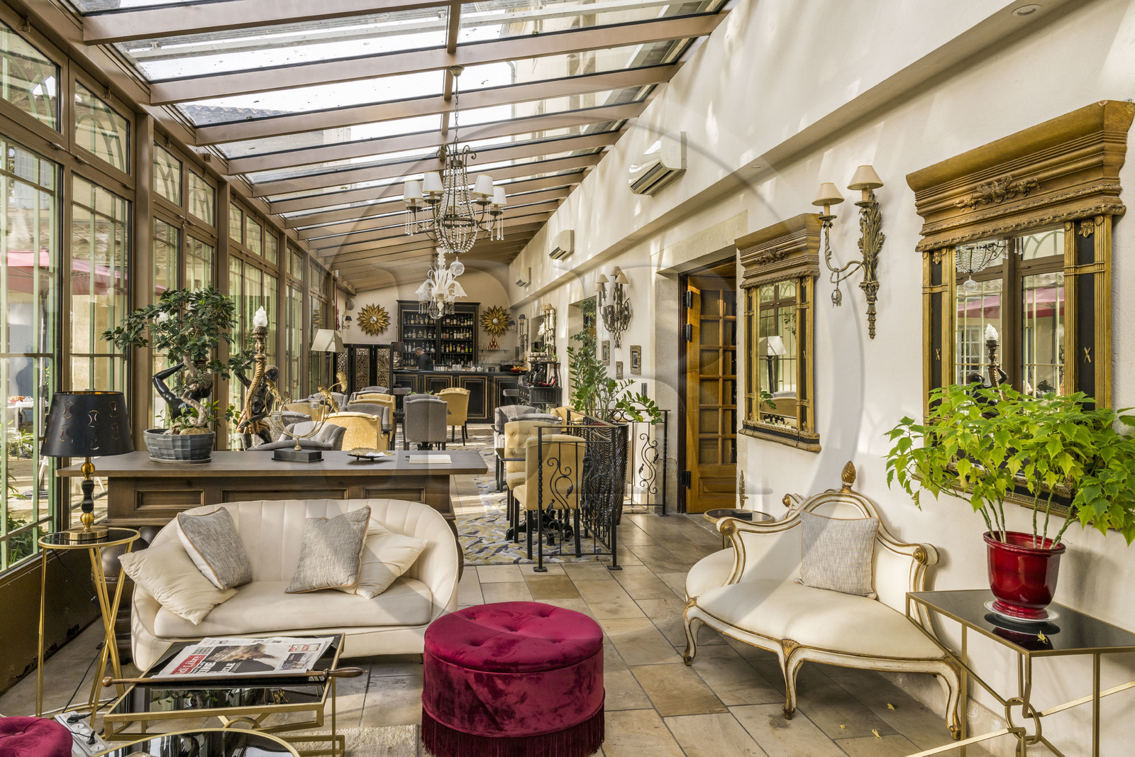 France, Gard (30), Aigues-Mortes, Hotel Villa Mazarin