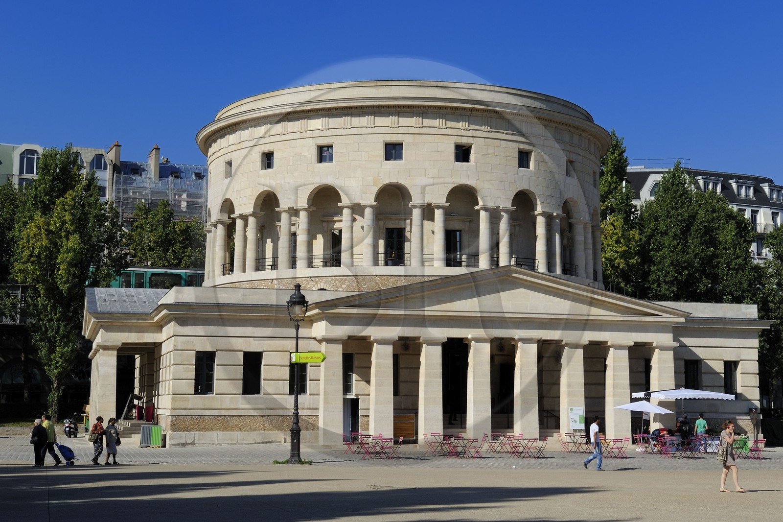 France, Paris (75), rotonde de la Villette par l' architecte Claude Nicolas Ledoux