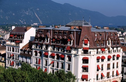 France, Savoie (73), Aix-les-Bains, le Palace Hôtel Astoria place des thermes