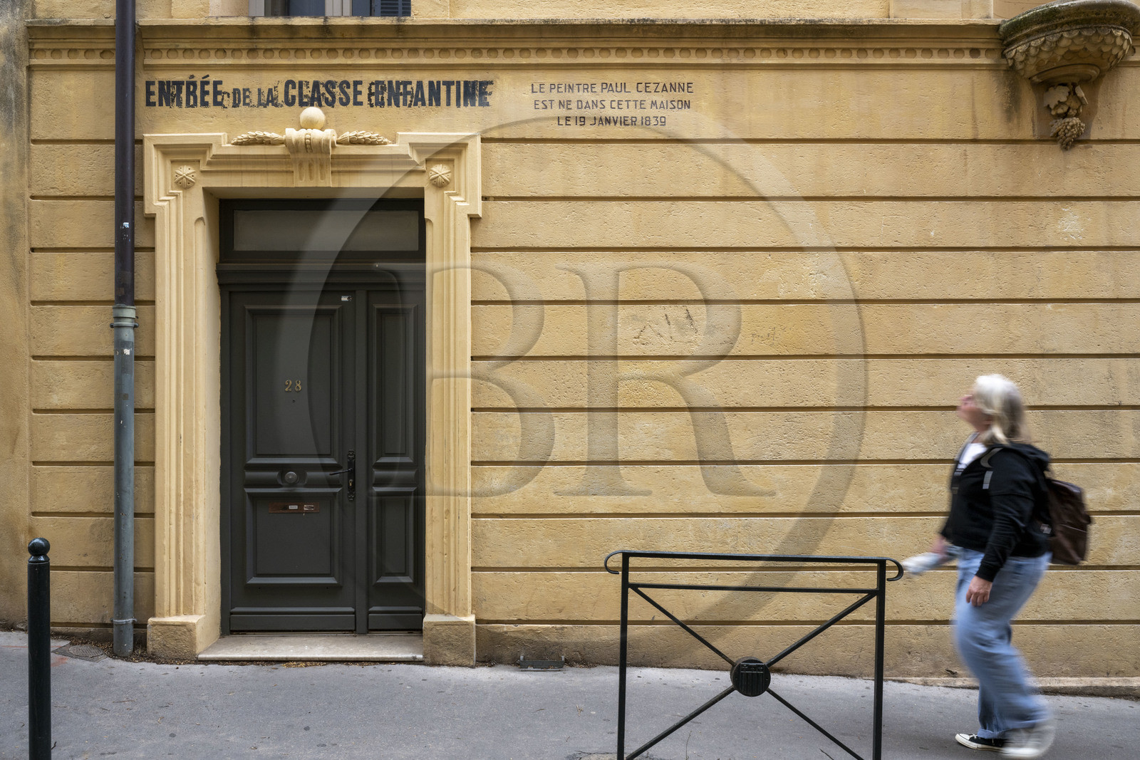 France, Bouches-du-Rhône (13), Aix en Provence, maison natale de Paul Cezanne rue de l'Opéra à l'angle de la rue Pavillon