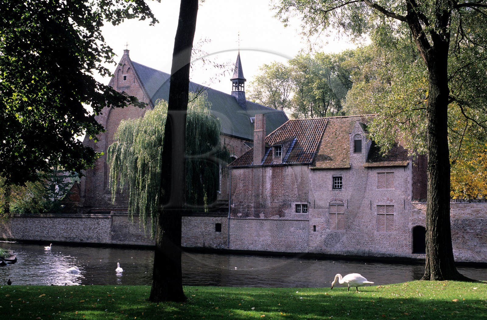 Belgique, Flandre Occidentale, Bruges (Brugge), le béguinage de Bruges