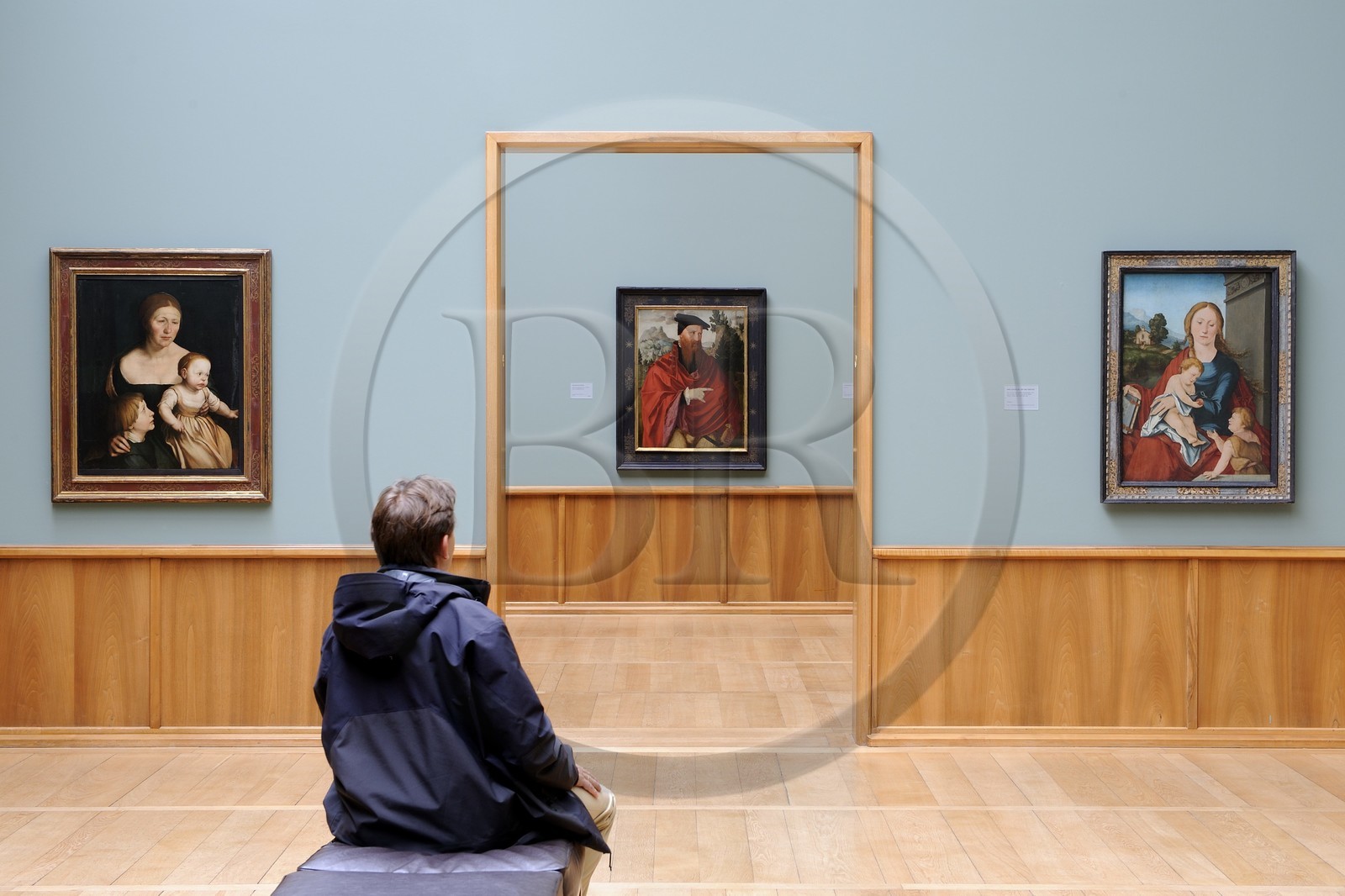 Suisse, Bâle, le musée des Beaux-Arts Kunstmuseum, salles Holbein