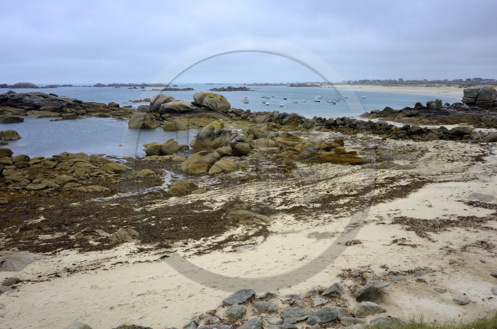 France, Finistere, Pays des Abers, Legends Coast, Meneham hamlet