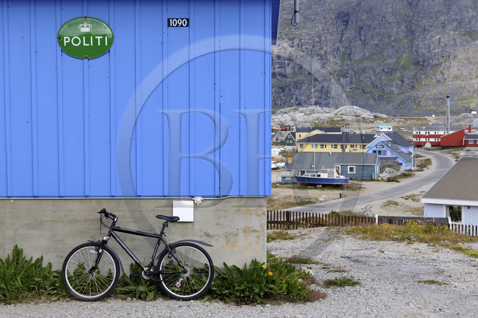 Groenland, poste de police de la ville de Nanortalik