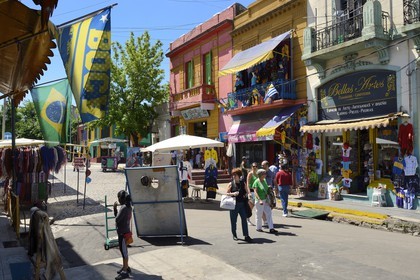 Argentine, Buenos Aires, quartier de La Boca, rue du Dr del Valle Iberlucea