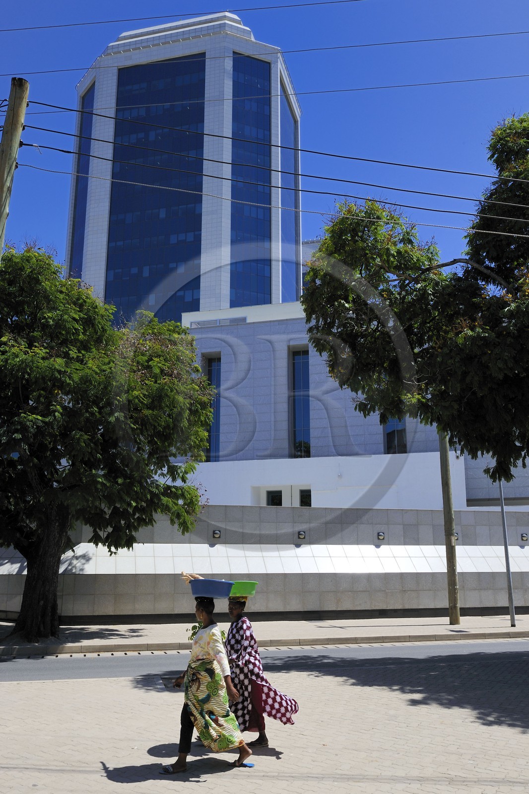 Tanzania, Dar es-Salaam, the twin towers of the Bank of Tanzania