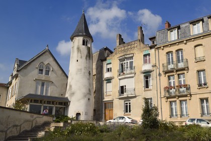 France, Meurthe-et-Moselle (54), Nancy, la Tour de la Commanderie saint-Jean du Vieil Aitre où périt Charles Le Téméraire à la bataille de Nancy, dans l'impasse Clérin