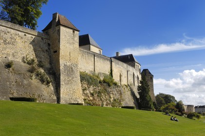 France, Calvados (14), Caen, le château ducal