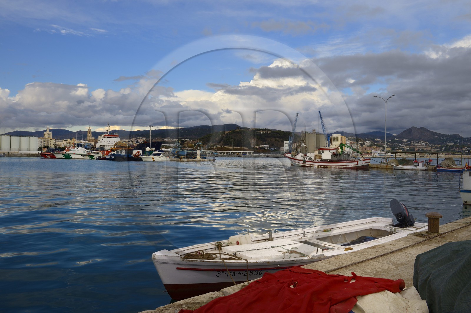 Espagne, Andalousie, Malaga, le port