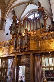 France, Bas Rhin, Strasbourg, old town listed as World Heritage by UNESCO, the Saint Thomas Church, the great organ was built by Jean André Silbermann in 1740, Mozart and Albert Schweitzer played there