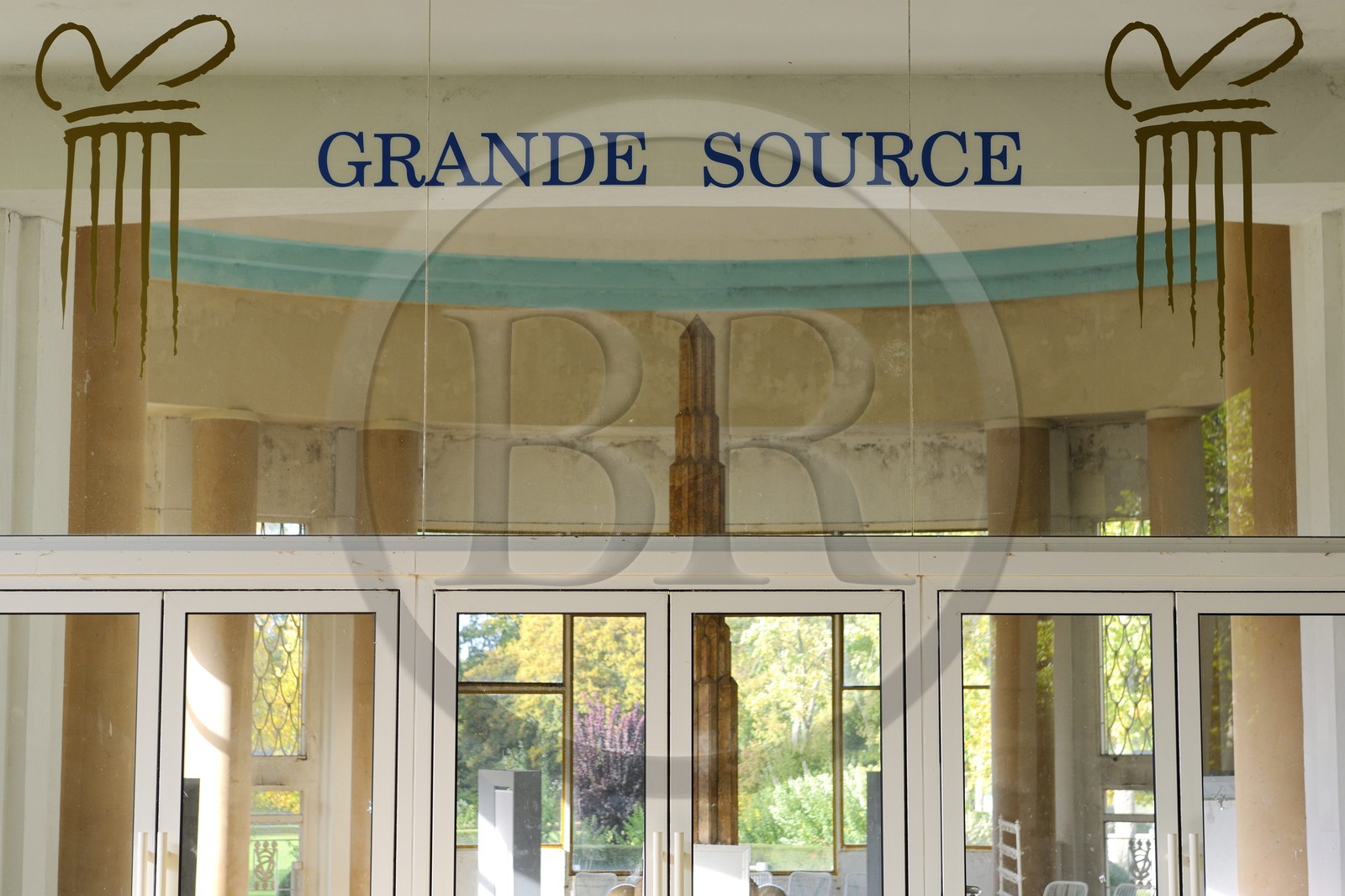 France, Vosges (88), Station thermale de Vittel, le pavillon de la Grande Source