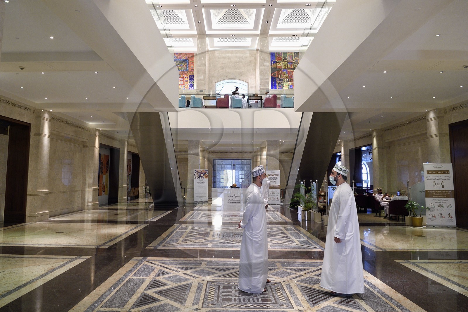 Sultanat d'Oman, Mascate, district Shati Al Qurm, Opera Galleria, luxueux centre commercial de l’Opéra Royal de Mascate