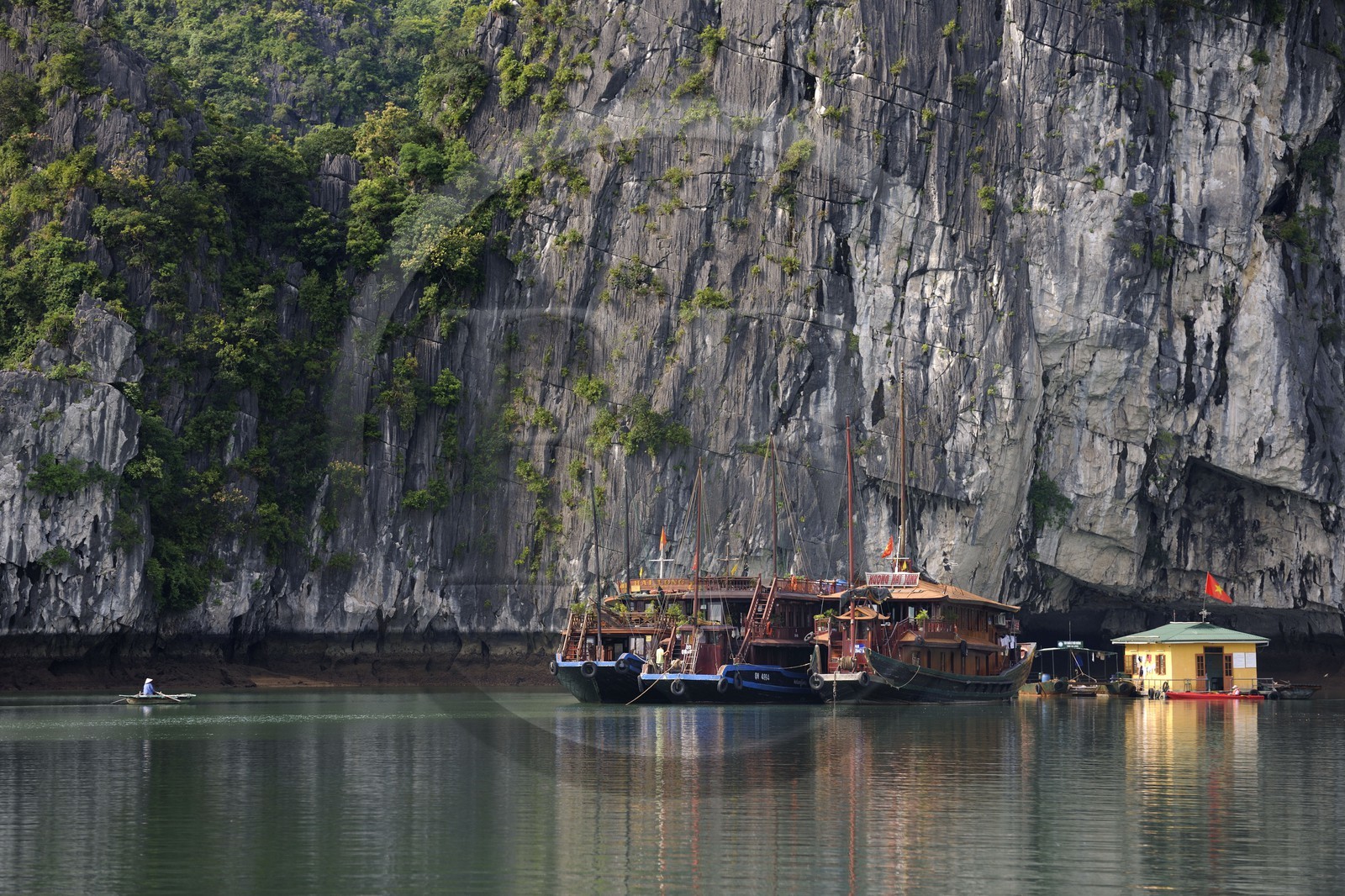 Vietnam, Quang Ninh Province, Halong Bay, listed as World Heritage by UNESCO, at Bo Hon island