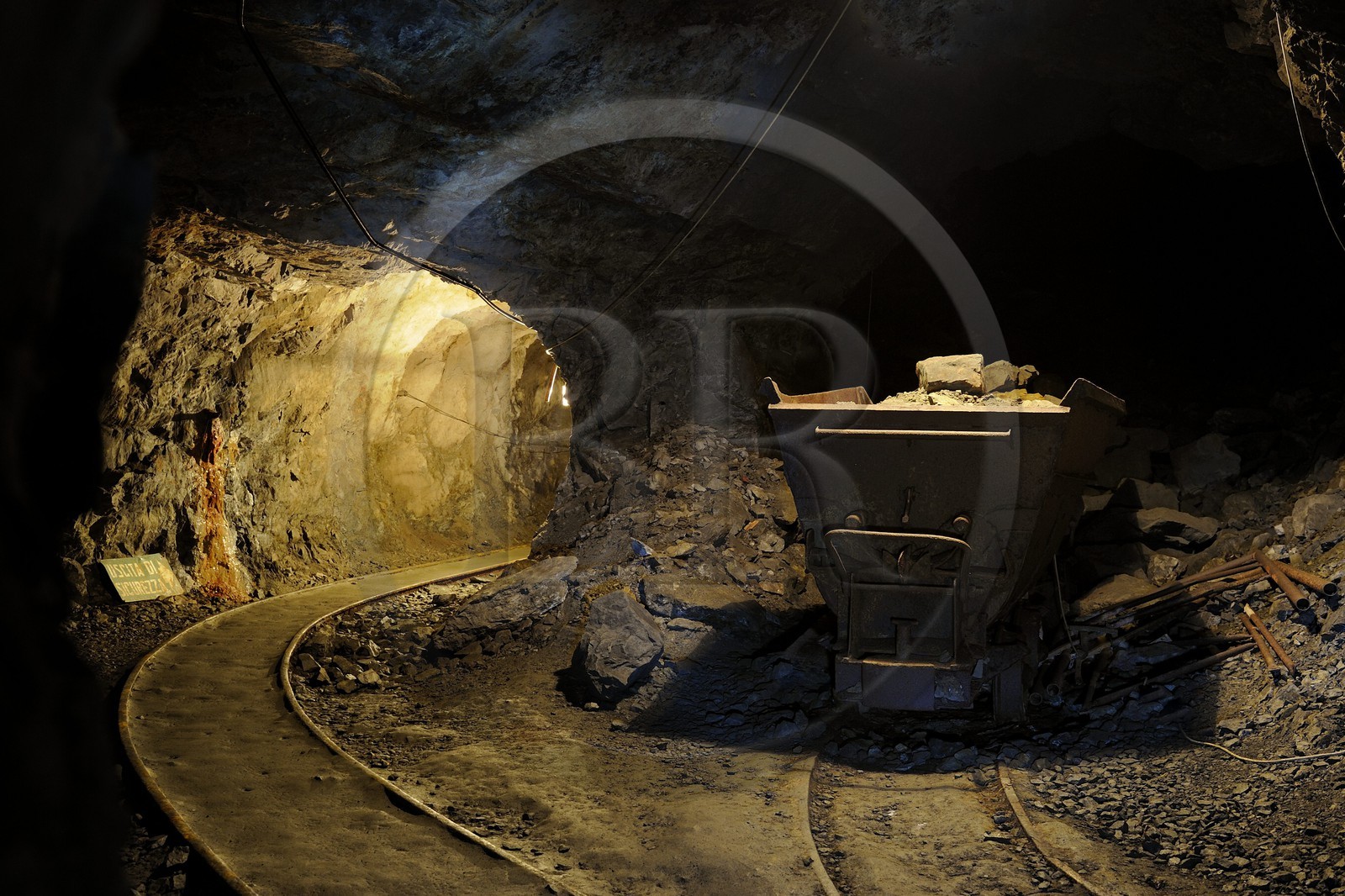 Italie, Toscane, l’Ile d’Elbe, Capoliveri, l'ancienne mine de fer de la société Calamita