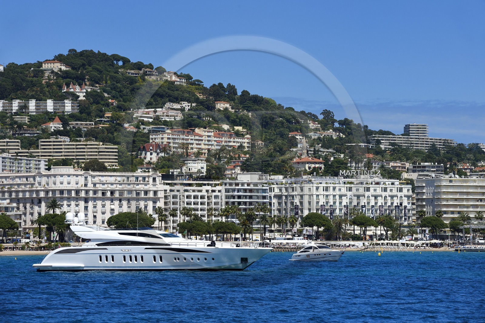 France, Alpes-Maritimes (06), Cannes, le palace du Martinez sur le boulevard de la Croisette