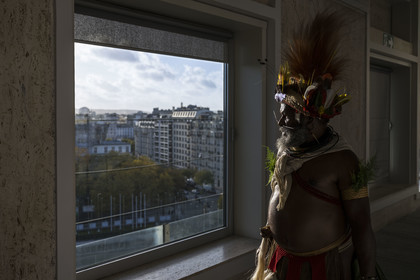 France, Paris (75), siège de l'UNESCO, le chef Papou Mundiya Kepanga