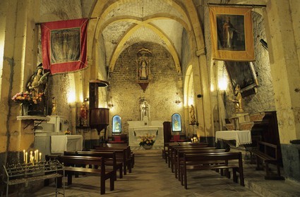 France, Var, church of the village of Evenos