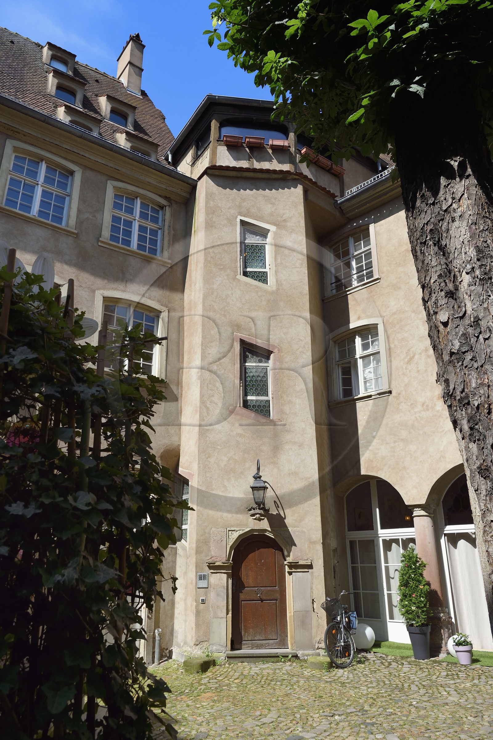 France, Bas-Rhin (67), Strasbourg, vieille ville classée au Patrimoine Mondial de l'UNESCO, ancien Hotel de Rathsamhausen (1587)