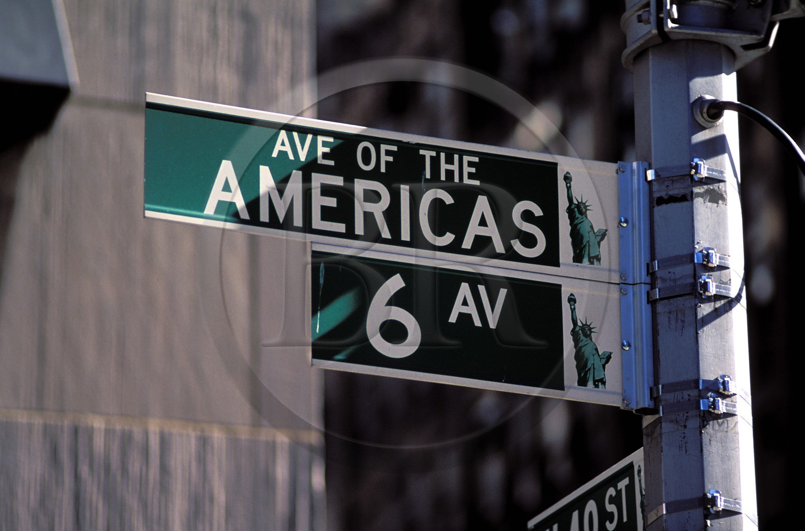 états-Unis, New York, Manhattan, Upper Midtown, à l' angle de la 6ème Avenue et avenue of the Americas