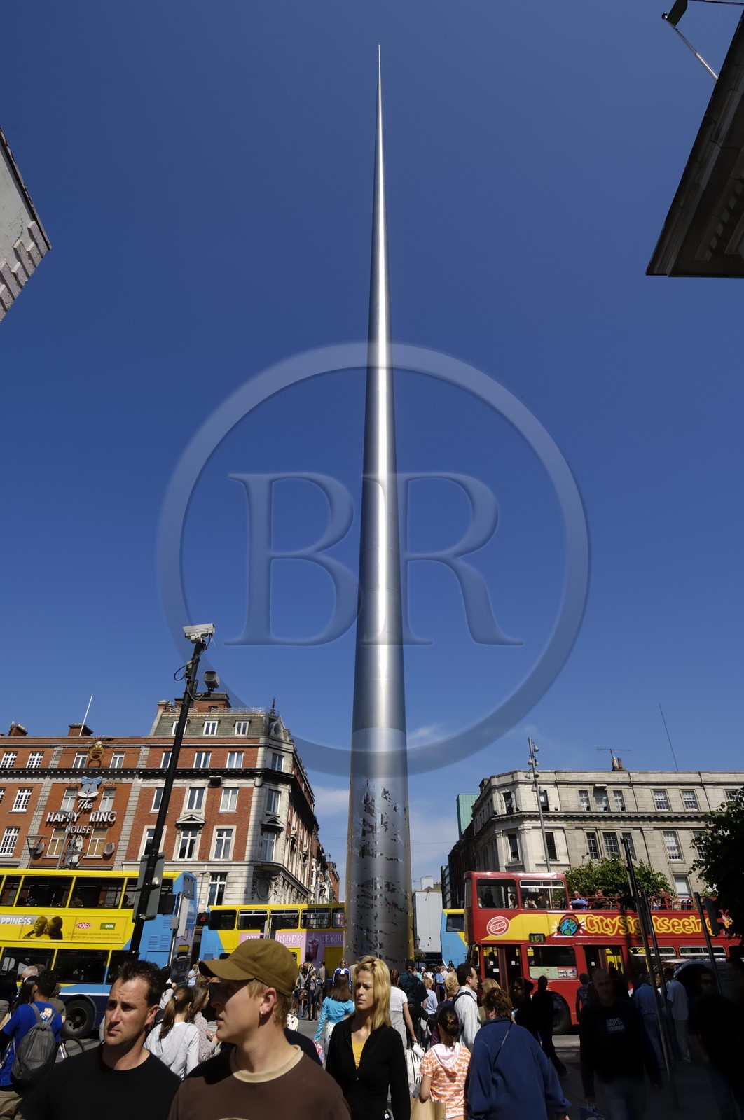 Irlande, Dublin, The Spire of Dublin (aiguille en acier haute de 120m)
