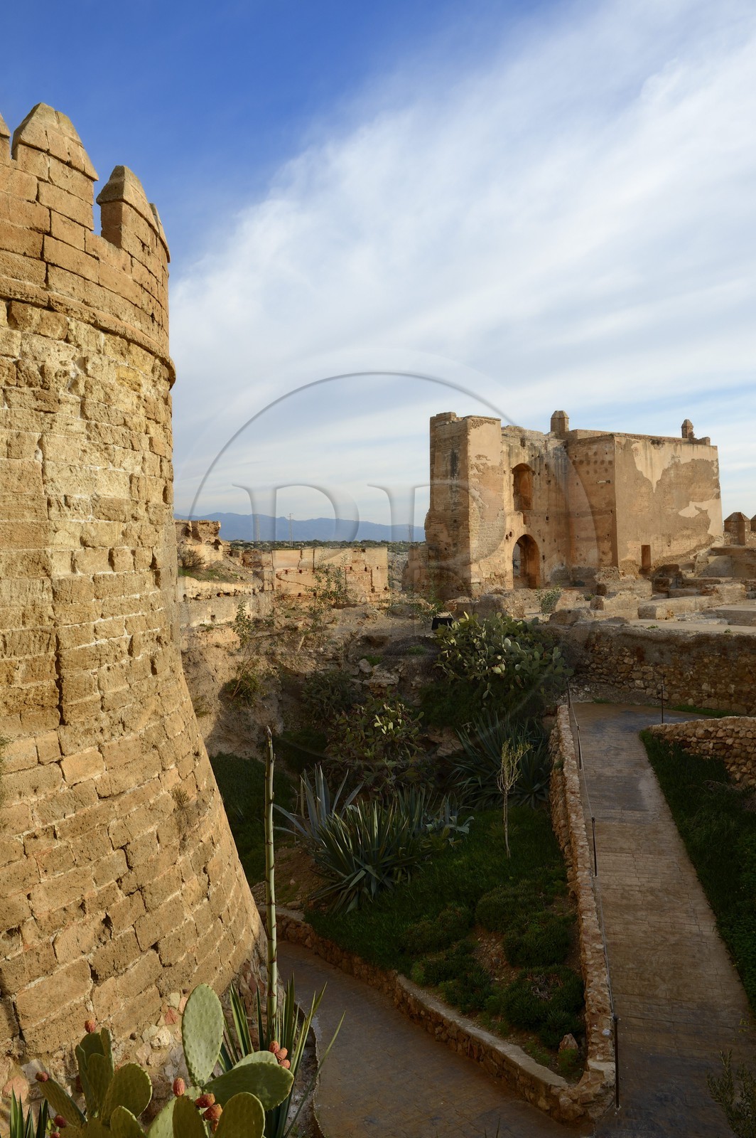 Espagne, Andalousie, Almeria, forteresse La Alcazaba