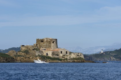 France, Var (83), Iles d'Hyères, parc national de Port Cros, Ile de Porquerolles, fort du Petit Langoustier