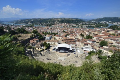 France, Isère (38), Vienne en bordure du Rhône, le théâtre antique