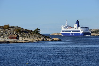 Sweden, Västra Götaland, Stromstad, ferry from the Color Line