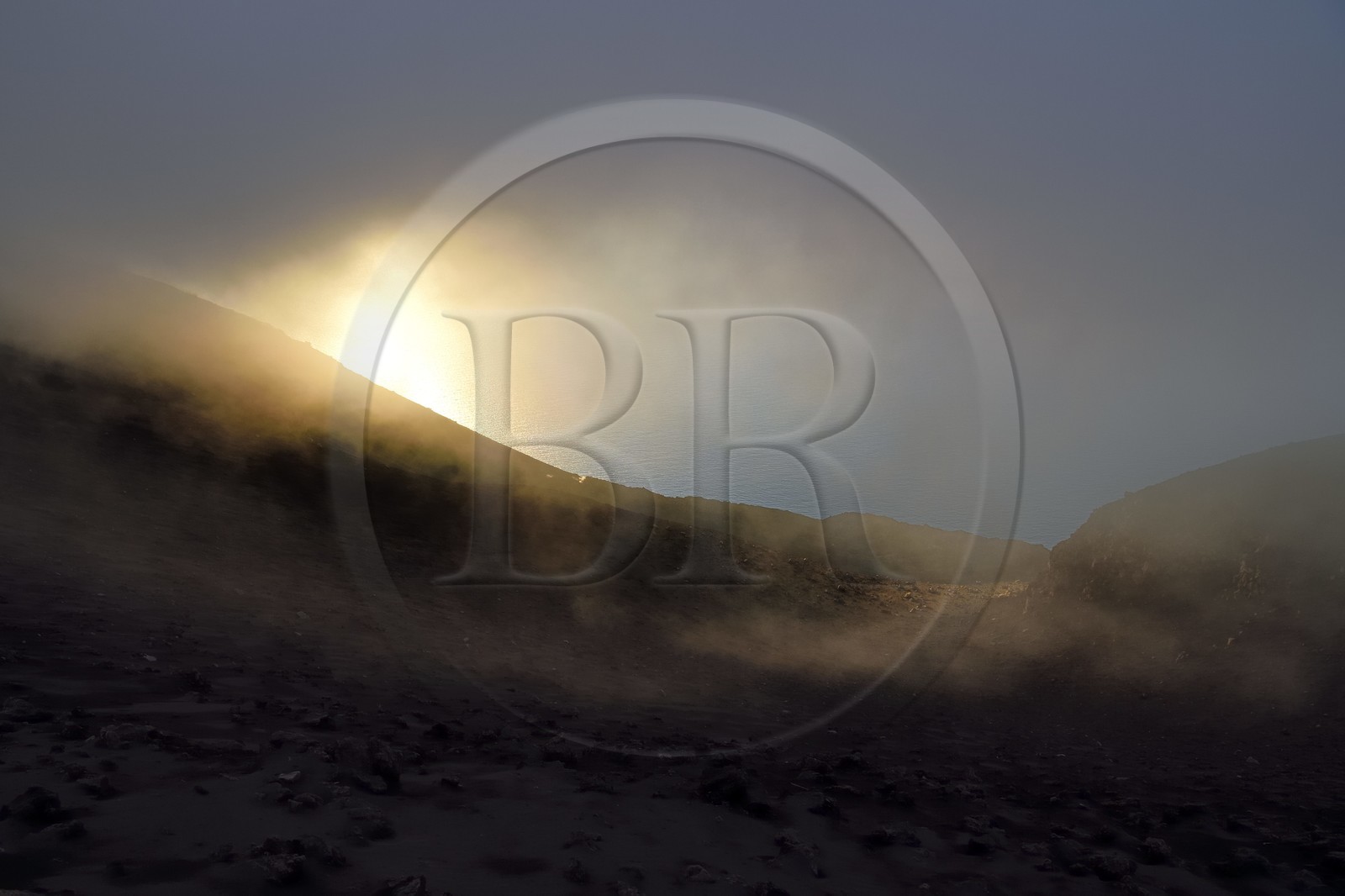 Italie, Sicile, iles Eoliennes, classées Patrimoine Mondial de l'UNESCO, ile de Stromboli,