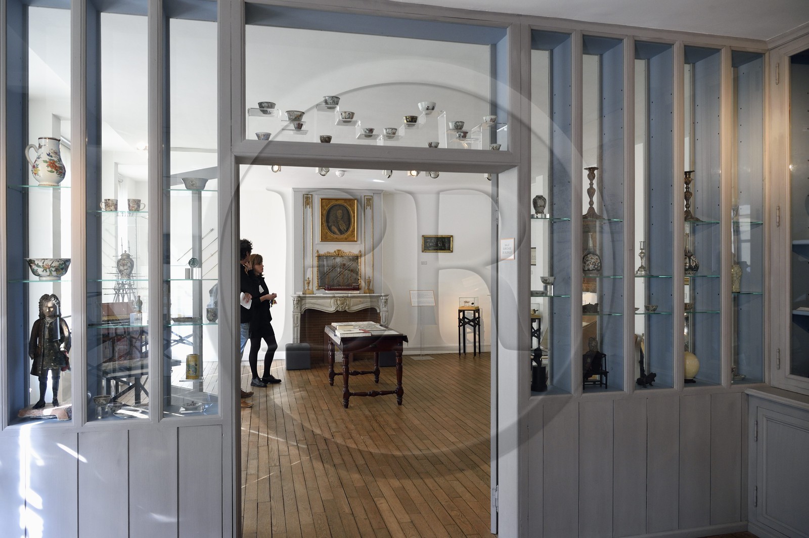 France, Seine-Maritime (76), Le Havre, quartier Saint-François dit quartier Breton, le musée de l'Hotel Dubocage de Bléville, rappel des cabinets de curiosités