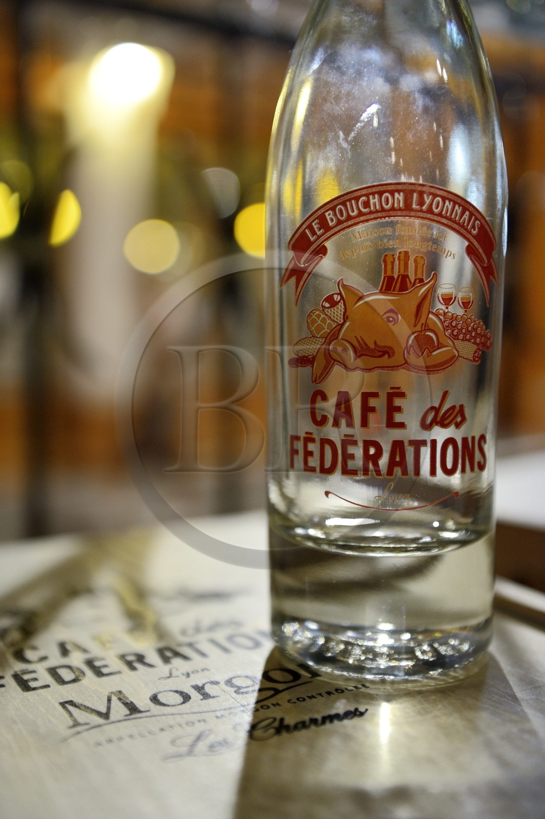 France, Rhône (69), Lyon, site historique classé Patrimoine Mondial de l'UNESCO, bouchon lyonnais le Café des Fédérations rue Major Martin
