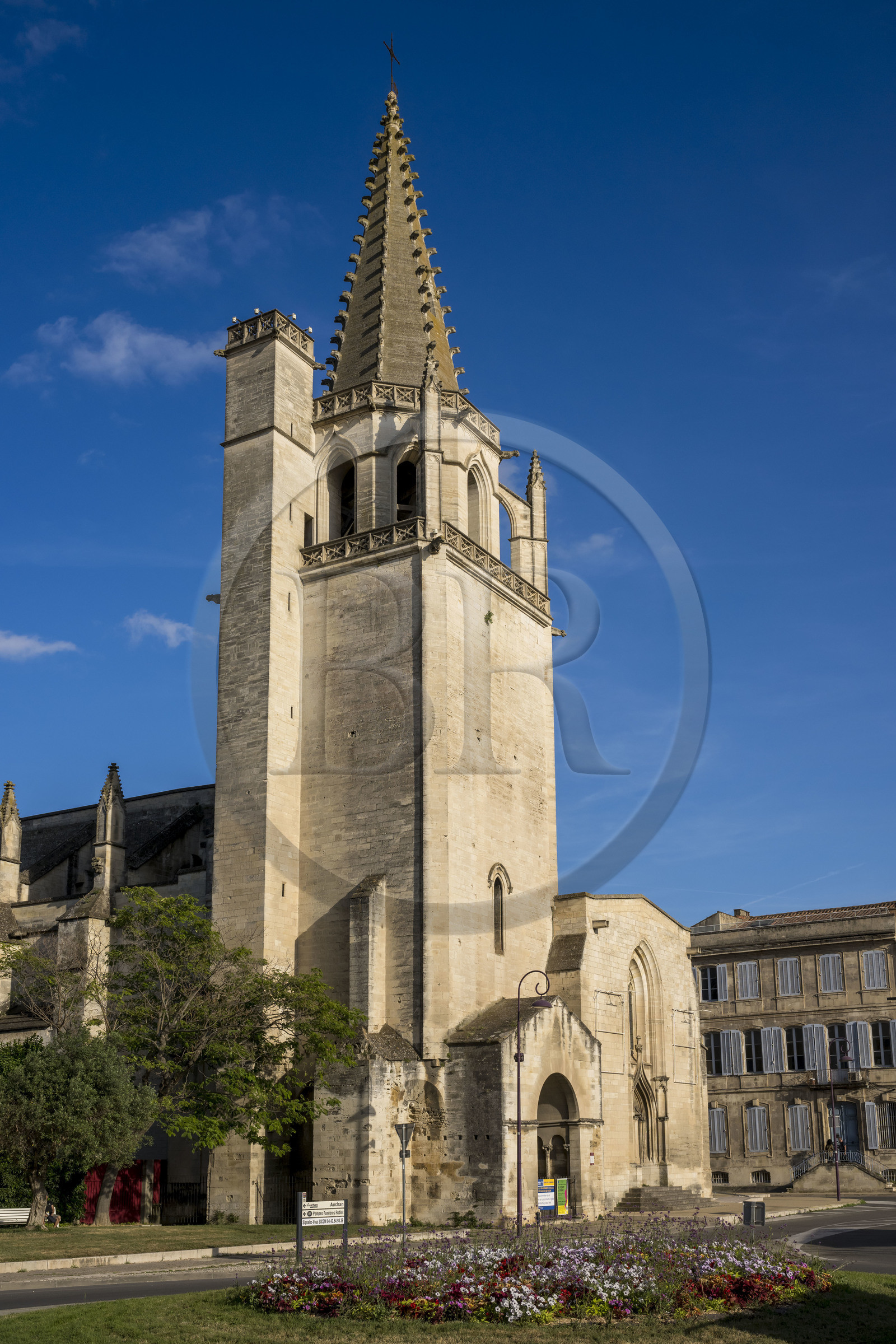 France, Bouches du Rhone, Tarascon, the royal collegiate church of Sainte-Marthe built in the 11th and 12th centuries