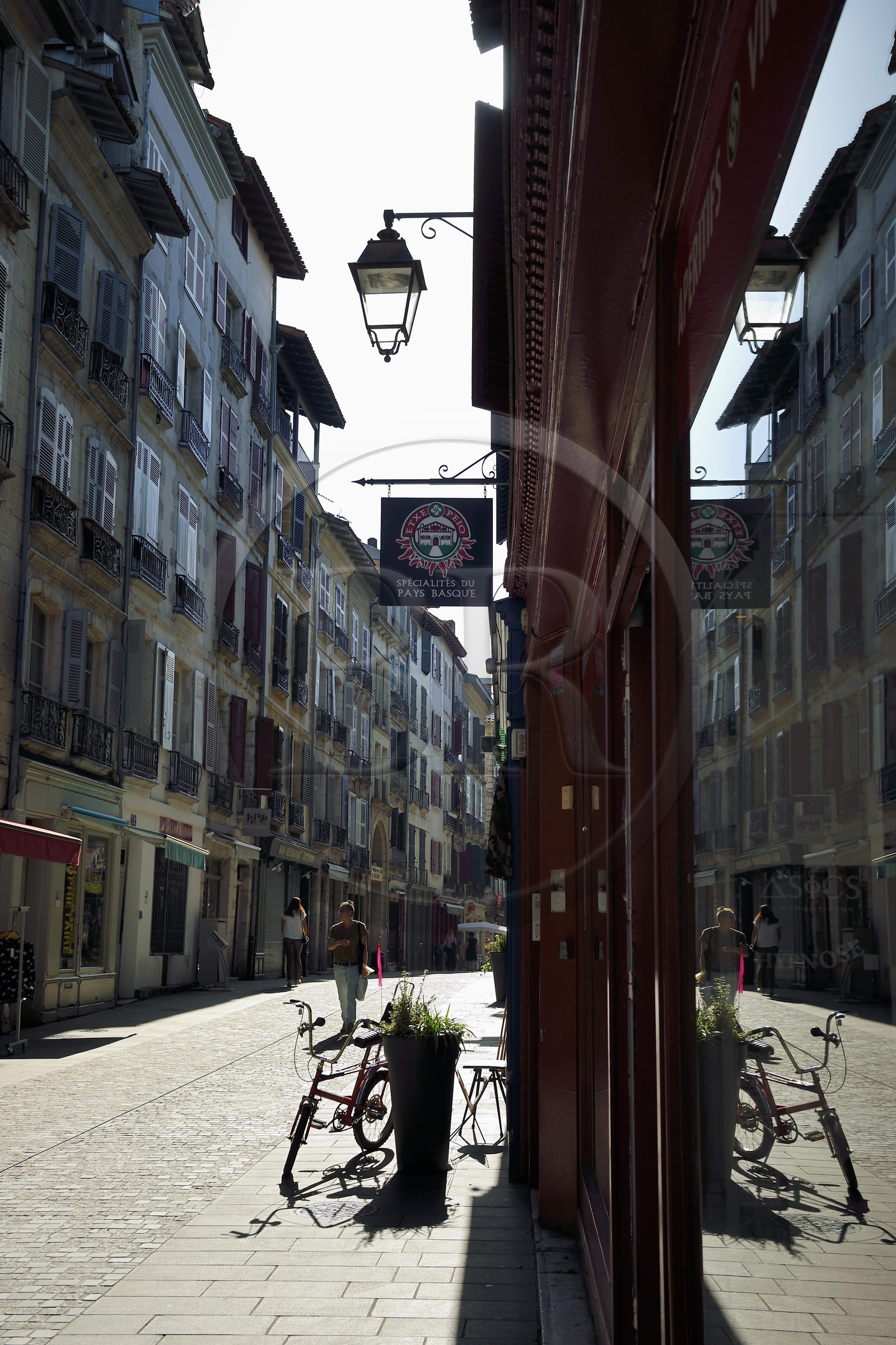 France, Pyrenees Atlantiques, Basque Country, Bayonne, the rue d'Espagne
