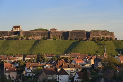 France, Moselle (57), parc régional des Vosges du nord, Bitche, la citadelle fortifiée par Vauban