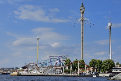Sweden, Stockholm, Djurgarden, Gröna Lund amusement park